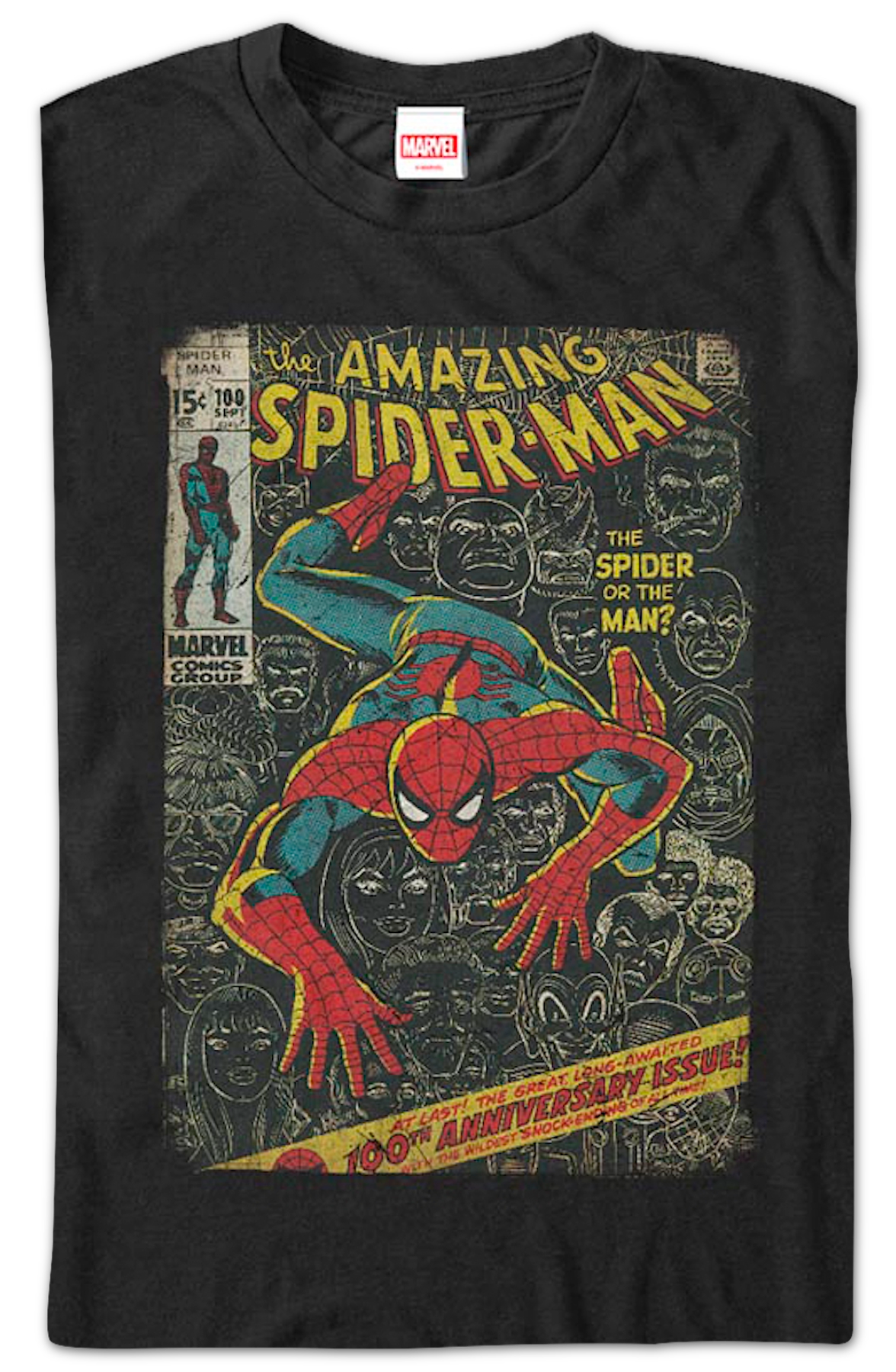 100th Anniversary Issue Spider-Man Marvel Comics T-Shirt